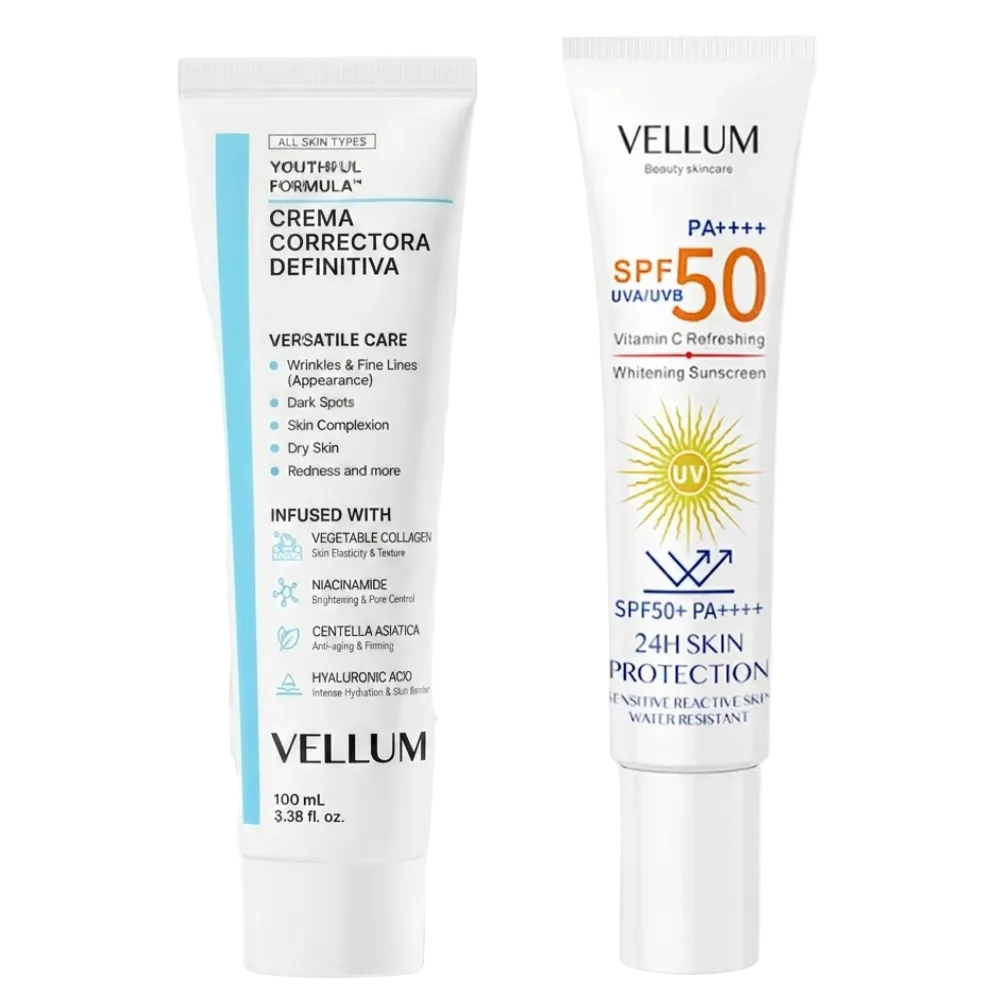 Crema Correctora + Crema Protectora SPF50 Hidratante